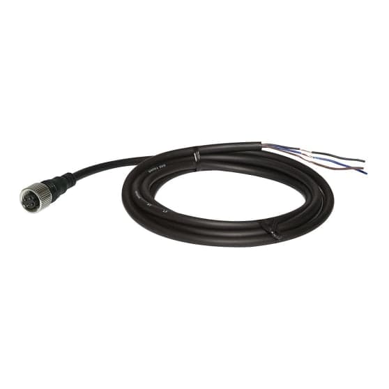 Cable conector AUTONICS CID4-3T · M12, para emisor sensor bw