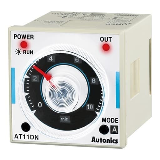 Temporizador analógico multifuncion AUTONICS AT11DN · 11pines, 100-240VAC/24-240VDC, 48x48mm