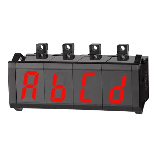 Pantalla pequeña de panel digital LED AUTONICS D1SA-RN · 7 segmentos, 0-9/A-F, 12-24VDC