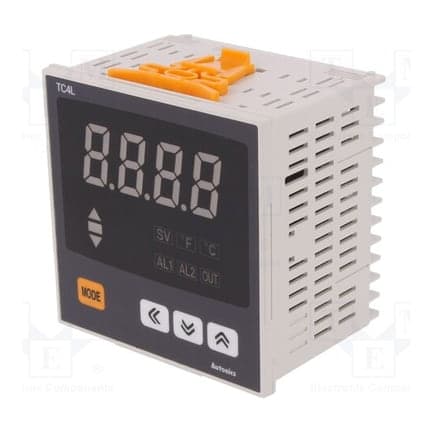 Controlador de temperatura PID AUTONICS TC4L-24R · 4 dígitos, 100-240VAC, 96x96mm