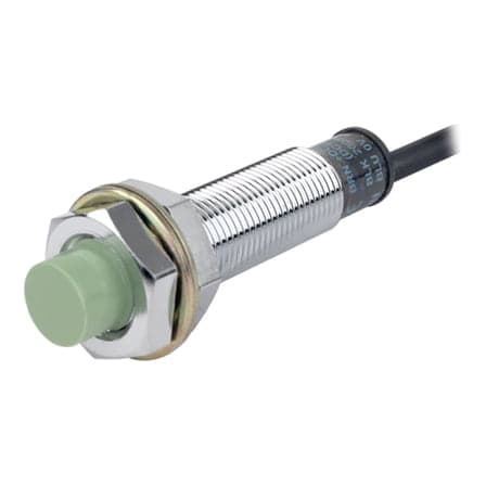 Sensor de proximidad inductivo NPN NA AUTONICS PRL12-4DN · M12 3Hilos IP67, detección 4mm, 12x12x1mm