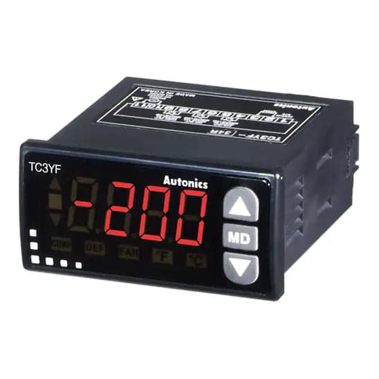 Controlador de temperatura para refrigeración AUTONICS TC3YF-24R · 3digitos, termistor (NTC), 10
