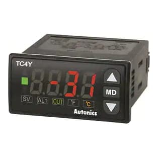 Controlador de temperatura PID AUTONICS TC4Y-14R · 4 dígitos con alarma, 100-240VAC, 72x36mm