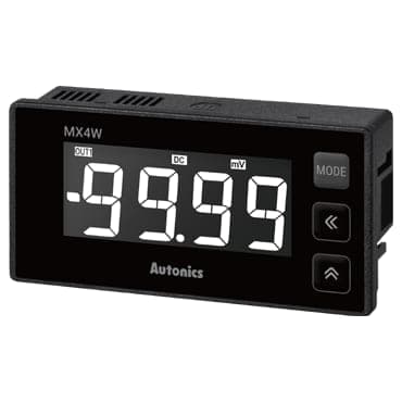 Medidor de panel digital con display LCD AUTONICS MX4W-V-FN · 24-240VAC/VCC, 96x48mm
