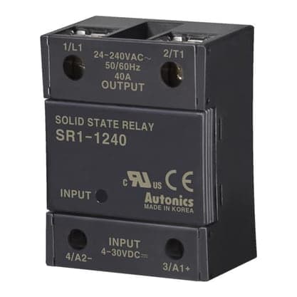 Relé de estado sólido AUTONICS SR1-1240-N · 40A 4-30VDC