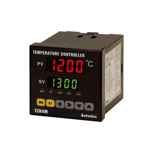 Controlador de temperatura digital AUTONICS TZN4M-14C · 72x72mm, 2 display, 4DIG, out: 4-20mA, 1
