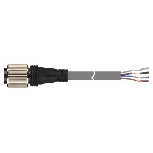 Cable conector AUTONICS CID4-3R · M12, para receptor sensor bw