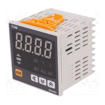 Controlador de temperatura PID con display economico AUTONICS TC4M-24R · 100-240VAC, 72x72mm