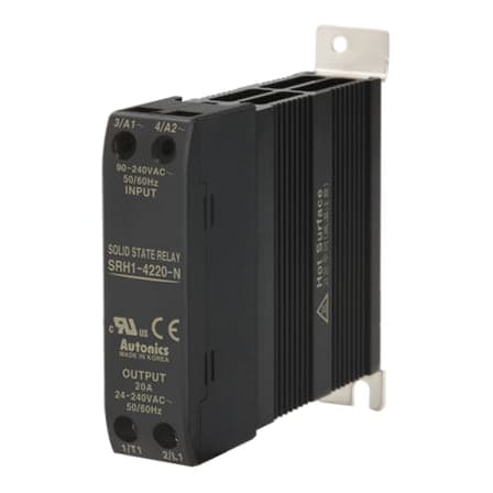 Relé de estado sólido AUTONICS SRH1-4220 20A · 90-240VAC 20A (SRH1-4220-20A)