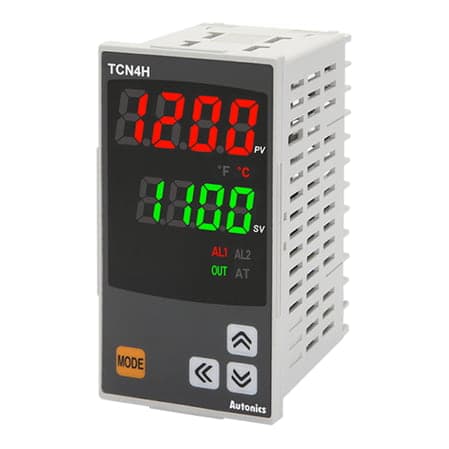 Controlador de temperatura PID AUTONICS TCN4H-24R · 4, 100-240VAC, 48x96mm