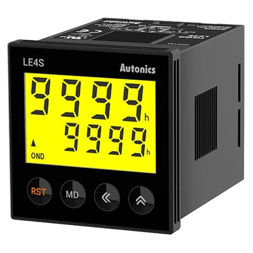 Temporizador digital multifuncional AUTONICS LE4S · 24-240VAC/DC, 48x48mm