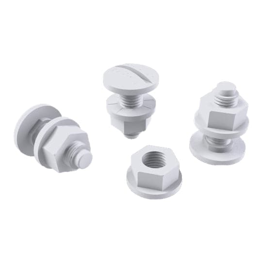 Pack BASOR 210017 · 100 tornillos M8 PVC M1 UV