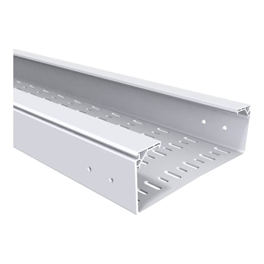 Imagen referencial de la serie: Bandeja perforada BASOR 210076 · BPE-100x400 PVC M1 UV - L=3m