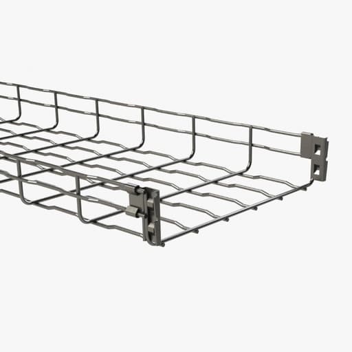Imagen referencial de la serie: Bandeja rejilla tipo malla BASOR 217355 · BF2R-100x65 EZ1000 - L=3m