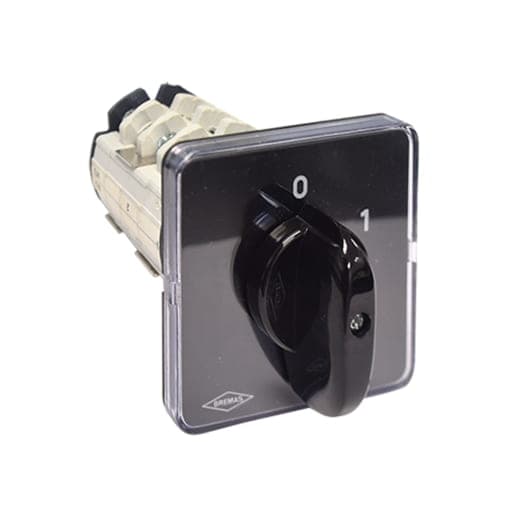 Imagen referencial de la serie: Interruptor BREMAS CR0120003RT4 · 0-1, 3P, 12A