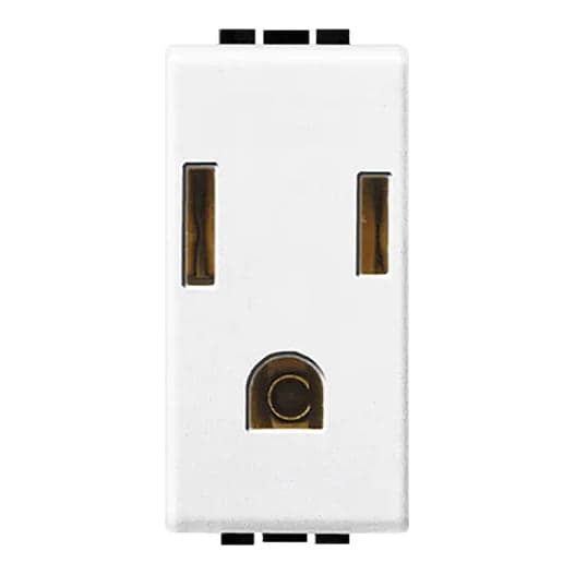 Dado tomacorriente LIGHT BTICINO N4129S · 15A