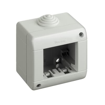 Caja para adosar BTICINO 25402 · 2 módulos sin tapa transparente idrobox Matix IP40