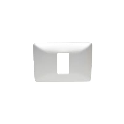 Placa de aluminio BTICINO AM503SM1AL · 1 módulo natural Matix