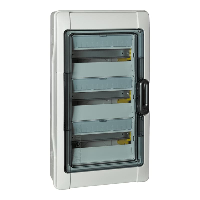 Tablero btdin BTICINO F107N36D3 · IP65 de 36 polos en 3 filas con puerta
