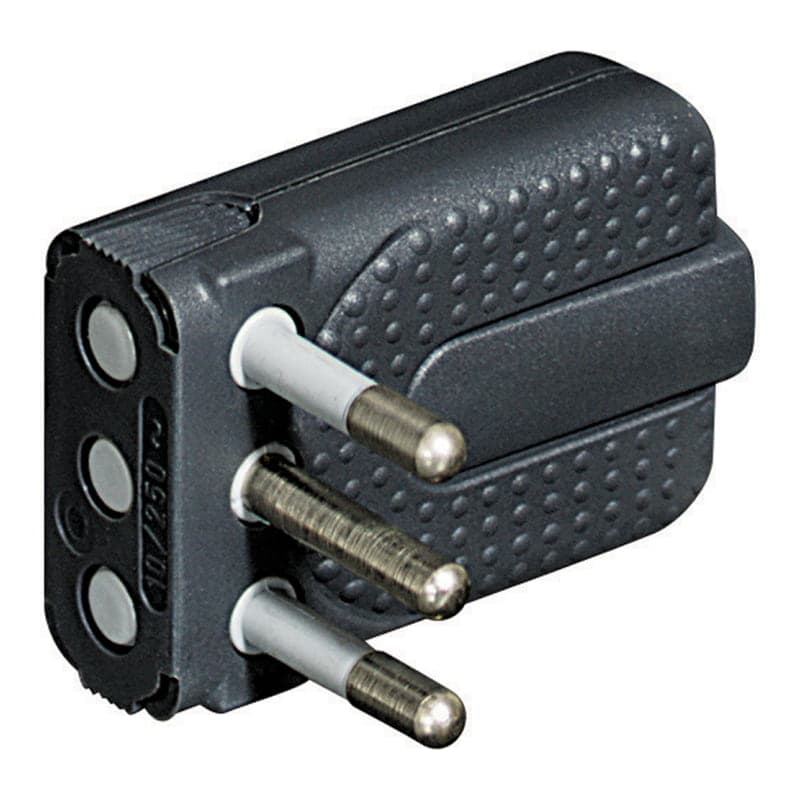 Enchufe redondo BTICINO S2465TGE · 2P + T 10A