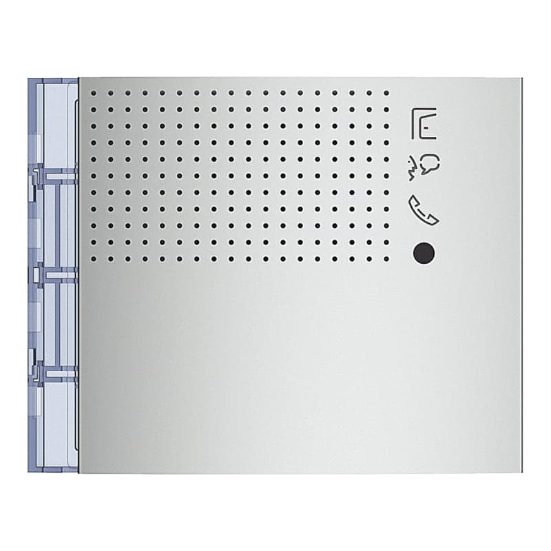 Placa frontal solo audio sfera new aluminio BTICINO 351101