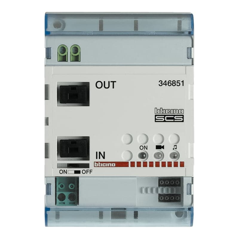 Módulo expansor de instalación BTICINO 346851 · 2 hilos 4 mód DIN