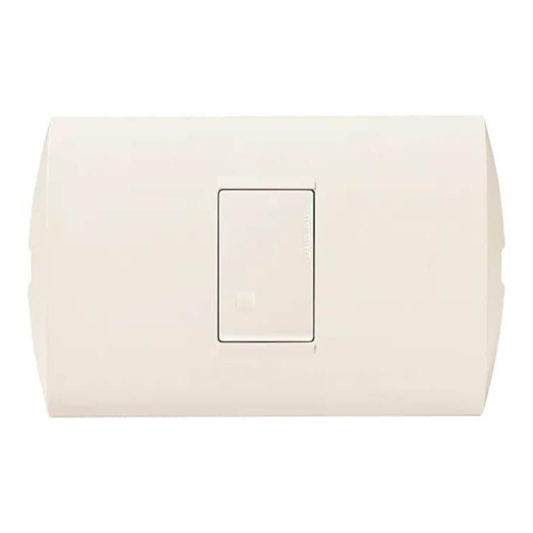 Interruptor unipolar simple BTICINO AE2100EM · 10A 250V modus style marfil