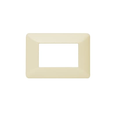 PLACA+SOPORTE. MÀTIX BTICINO AM503S/3AV · 3 mod. plástico marfil