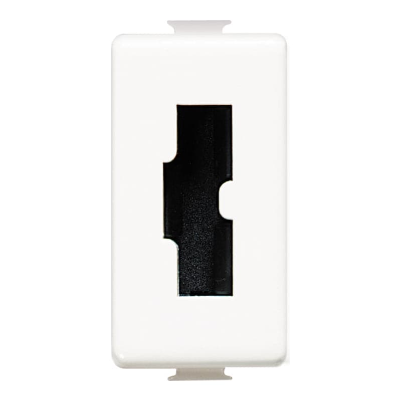 Toma de seguridad BTICINO AM5100 · 2P+T 10A-250V 1 mod MATIX blanco