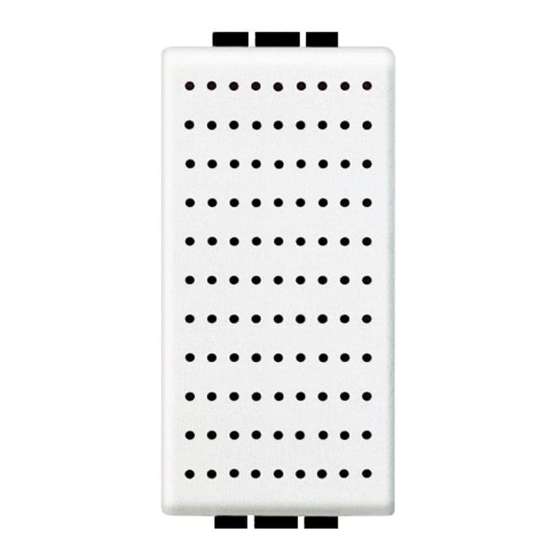 Timbre en bronce BTICINO N4351/230 · 230VAC 8VA 80dB 1 módulo LIVING LIGHT blanco