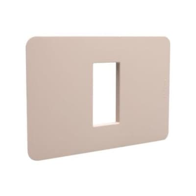 Placa BTICINO JA4803M1AP · 1 módulo sin soporte perla aluminio Matix go