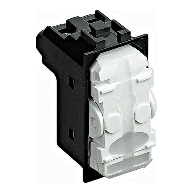 Pulsador NA BTICINO L4005/0 · 1P 10A-250V 1 mod. sin cubretecla LIVING-LIGHT