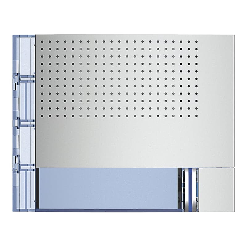 Placa frontal audio base BTICINO 351011 · + 1 pulsador sfera new aluminio