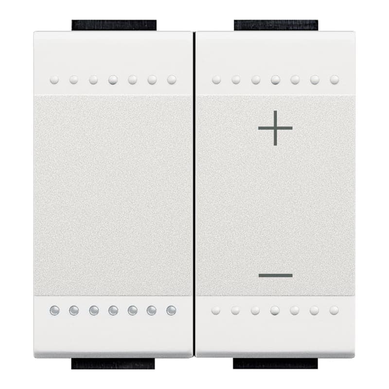 Dimmer con salida BTICINO N4410N · 0-10V 40mA 2 mod. LIVING-LIGHT blanco