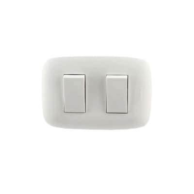 Interruptor BTICINO AP1201 · 3 vías doble 10A 250V