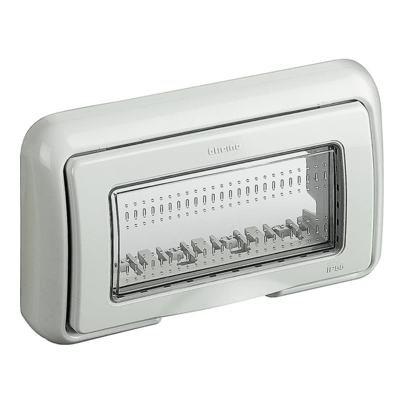 Placa idrobox MATIX BTICINO 25604 · 4 mod IP55