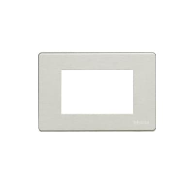 Placa BTICINO 503/3A/X · 3P rectangular, aluminio, oxidal, para soporte 503SA MATIX