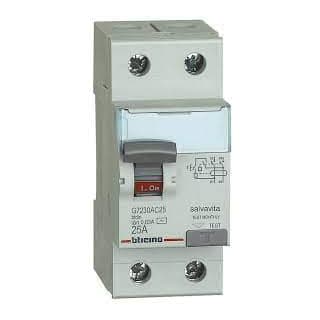 Interruptor diferencial BTICINO G7230AC40 · 2P 40A 30mA 230V new salvavita DIN