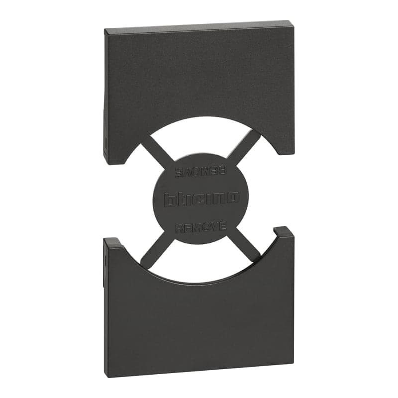 Cubretecla schuko BTICINO KG03 · 2M negro LIVING now