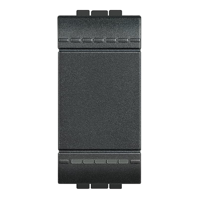 Interruptor BTICINO L4003N · 3 vías 16A-250V 1 mod. LIVING-LIGHT antracita
