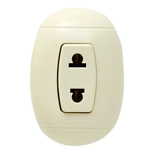 Tomacorriente superficie BTICINO P56 · UNIV.10A-250VAC