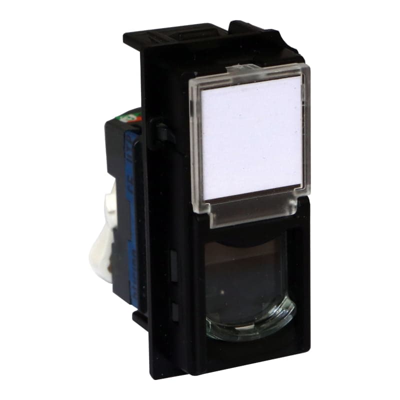 Toma BTICINO KG4279C6 · RJ45 LIVING now CAT. 6 color negro