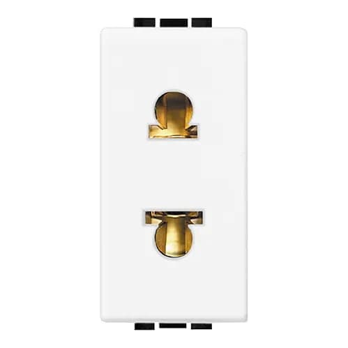 Toma universal BTICINO N4125S · 1 mod. LIGHT