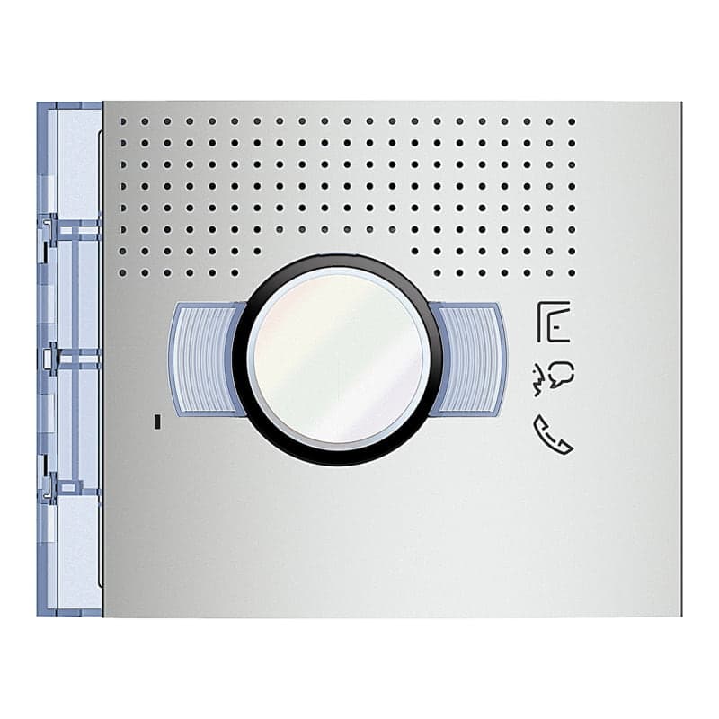 Placa frontal solo AUDIO/ video sfera new aluminio BTICINO 351201