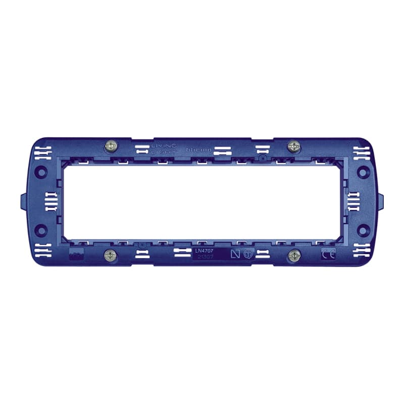 Soporte de resinas para placas BTICINO LN4707 · 7 mod. LIVING-LIGHT