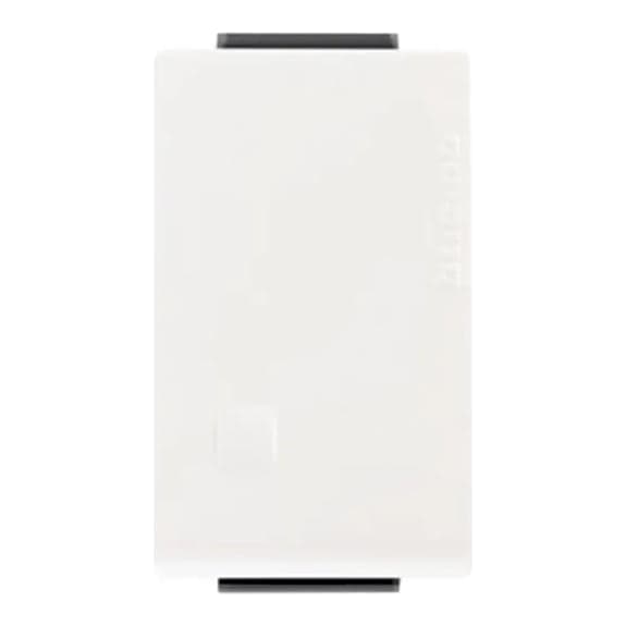Interruptor unipolar BTICINO AE2001EB · 1 módulo 10A 250V modus style blanco