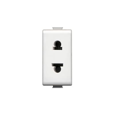 Tomacorriente universal BTICINO AM5025S · blanco