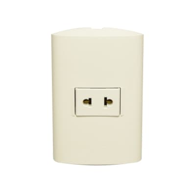 Toma simple BTICINO AE2112EB · 2P universal diam. 4.8mm 16A 250V modus style bl
