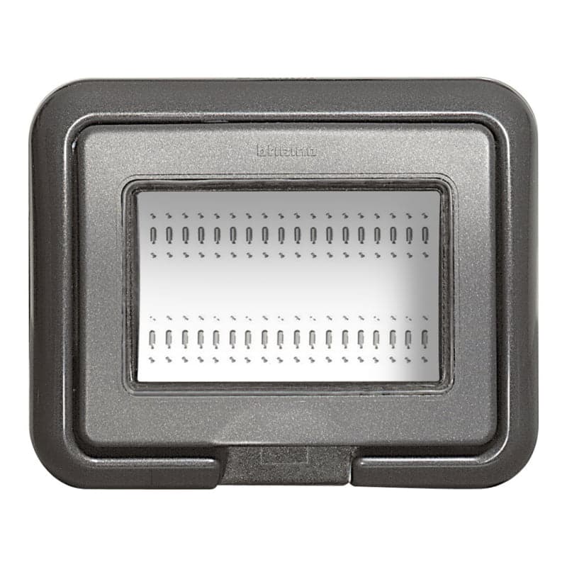 Cubierta idrobox para cajas BTICINO 24603L · 503 de 3 mod. LIVING-LIGHT IP55 antracita