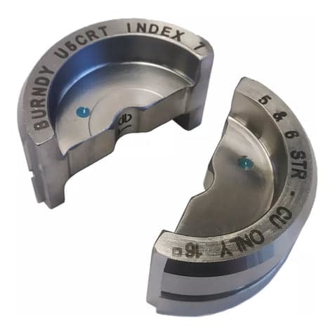 Dado U para prensa BURNDY U5CRT · Y35/Y750 16mm²(6 AWG)